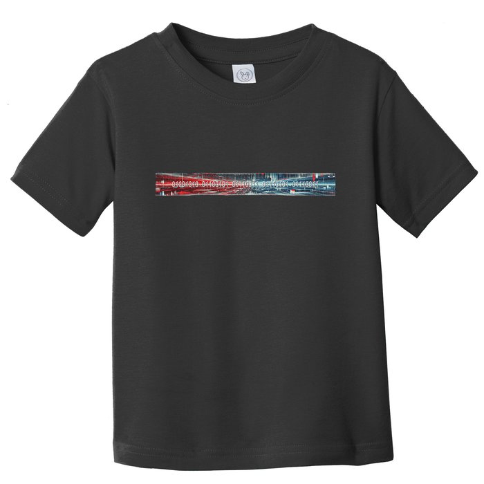 Binary Code Hidden Message Toddler T-Shirt