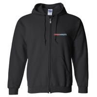 Binary Code Hidden Message Full Zip Hoodie
