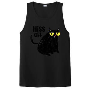 Black Cat Hiss Off For Men Women Meow Cat Gifts PosiCharge Competitor Tank