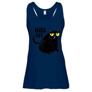 Black Cat Hiss Off For Men Women Meow Cat Gifts Ladies Essential Flowy Tank