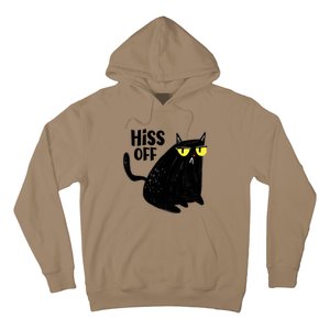 Black Cat Hiss Off For Men Women Meow Cat Gifts Hoodie