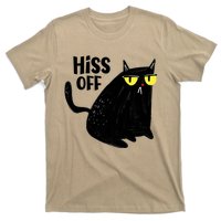 Black Cat Hiss Off For Men Women Meow Cat Gifts T-Shirt