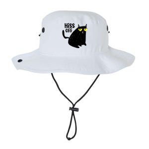 Black Cat Hiss Off For Men Women Meow Cat Gifts Legacy Cool Fit Booney Bucket Hat