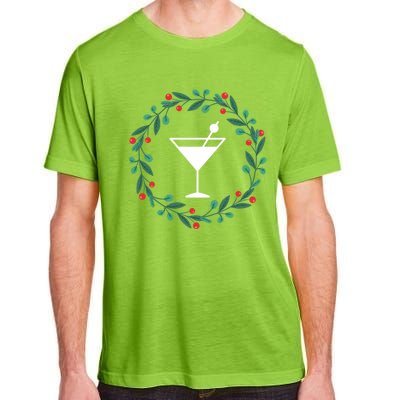 Bartender Christmas Holidays Xmas Martini Cocktail Booze Gift Adult ChromaSoft Performance T-Shirt