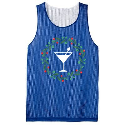 Bartender Christmas Holidays Xmas Martini Cocktail Booze Gift Mesh Reversible Basketball Jersey Tank