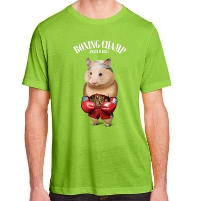 Boxing Champion Hamster Fighter Funny Gift Adult ChromaSoft Performance T-Shirt