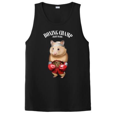 Boxing Champion Hamster Fighter Funny Gift PosiCharge Competitor Tank