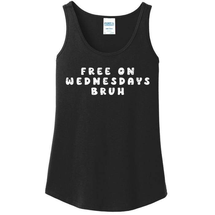 Biden Campaign Hawks ‘Free On Wednesdays’ Bruh Fanny Ladies Essential Tank