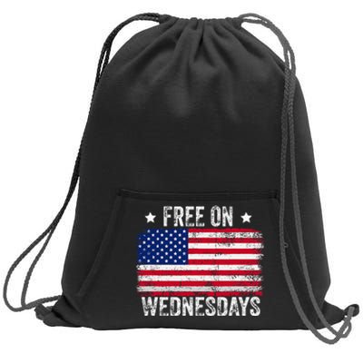 Biden Campaign Hawks ‘Free On Wednesdays Sweatshirt Cinch Pack Bag