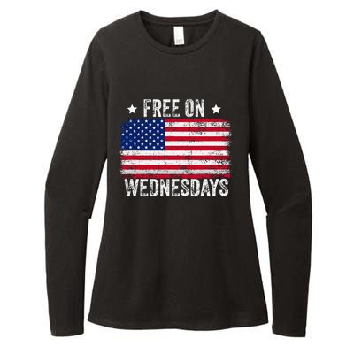 Biden Campaign Hawks ‘Free On Wednesdays Womens CVC Long Sleeve Shirt