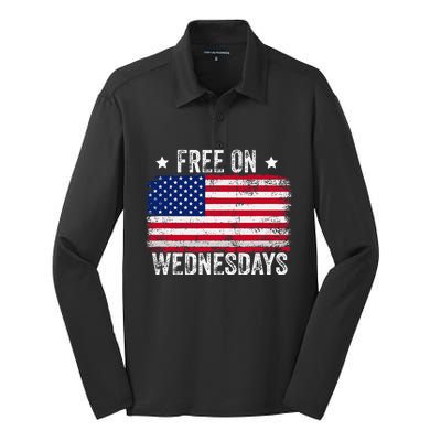 Biden Campaign Hawks ‘Free On Wednesdays Silk Touch Performance Long Sleeve Polo