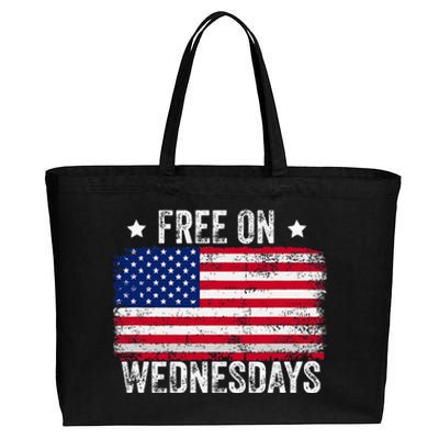 Biden Campaign Hawks ‘Free On Wednesdays Cotton Canvas Jumbo Tote