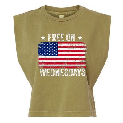 Biden Campaign Hawks ‘Free On Wednesdays Garment-Dyed Women's Muscle Tee