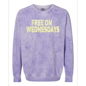 Biden Campaign Hawks ‘Free On Wednesdays’ Colorblast Crewneck Sweatshirt