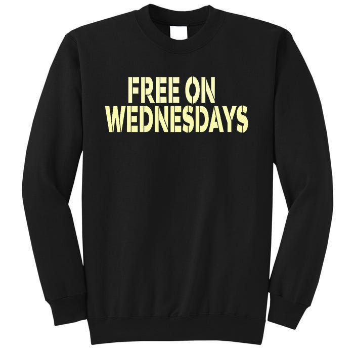 Biden Campaign Hawks ‘Free On Wednesdays’ Tall Sweatshirt