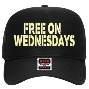 Biden Campaign Hawks ‘Free On Wednesdays’ High Crown Mesh Back Trucker Hat