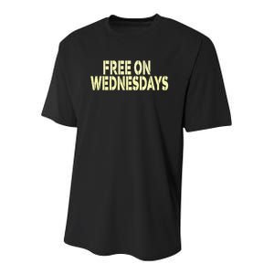 Biden Campaign Hawks ‘Free On Wednesdays’ Youth Performance Sprint T-Shirt