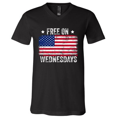 Biden Campaign Hawks ‘Free On Wednesdays’ V-Neck T-Shirt