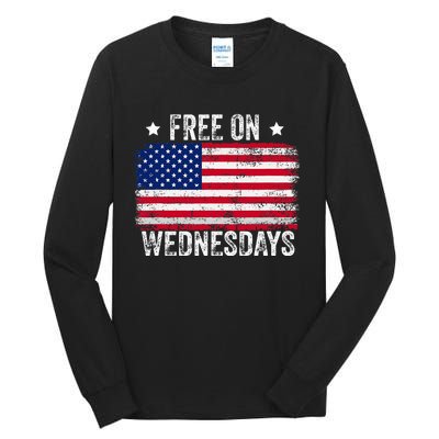 Biden Campaign Hawks ‘Free On Wednesdays’ Tall Long Sleeve T-Shirt