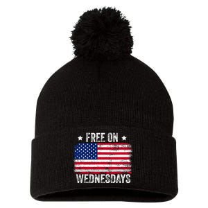 Biden Campaign Hawks ‘Free On Wednesdays’ Pom Pom 12in Knit Beanie