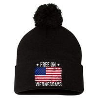 Biden Campaign Hawks ‘Free On Wednesdays’ Pom Pom 12in Knit Beanie