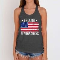 Biden Campaign Hawks ‘Free On Wednesdays’ Women's Knotted Racerback Tank