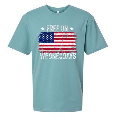 Biden Campaign Hawks ‘Free On Wednesdays’ Sueded Cloud Jersey T-Shirt