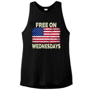 Biden Campaign Hawks ‘Free On Wednesdays’ Ladies PosiCharge Tri-Blend Wicking Tank