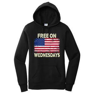 Biden Campaign Hawks ‘Free On Wednesdays’ Women's Pullover Hoodie