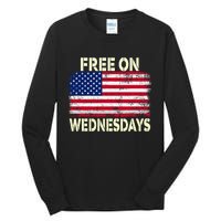 Biden Campaign Hawks ‘Free On Wednesdays’ Tall Long Sleeve T-Shirt