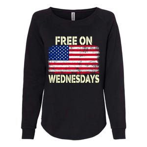 Biden Campaign Hawks ‘Free On Wednesdays’ Womens California Wash Sweatshirt