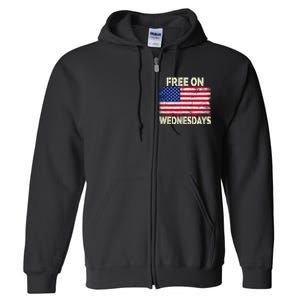 Biden Campaign Hawks ‘Free On Wednesdays’ Full Zip Hoodie