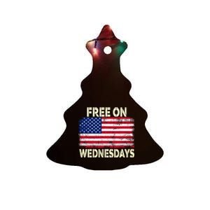 Biden Campaign Hawks ‘Free On Wednesdays’ Ceramic Tree Ornament