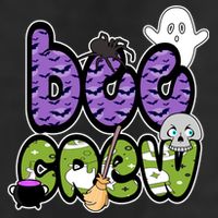 Boo Crew Halloween Spooky Fun 7 Panel Mesh Trucker Snapback Hat