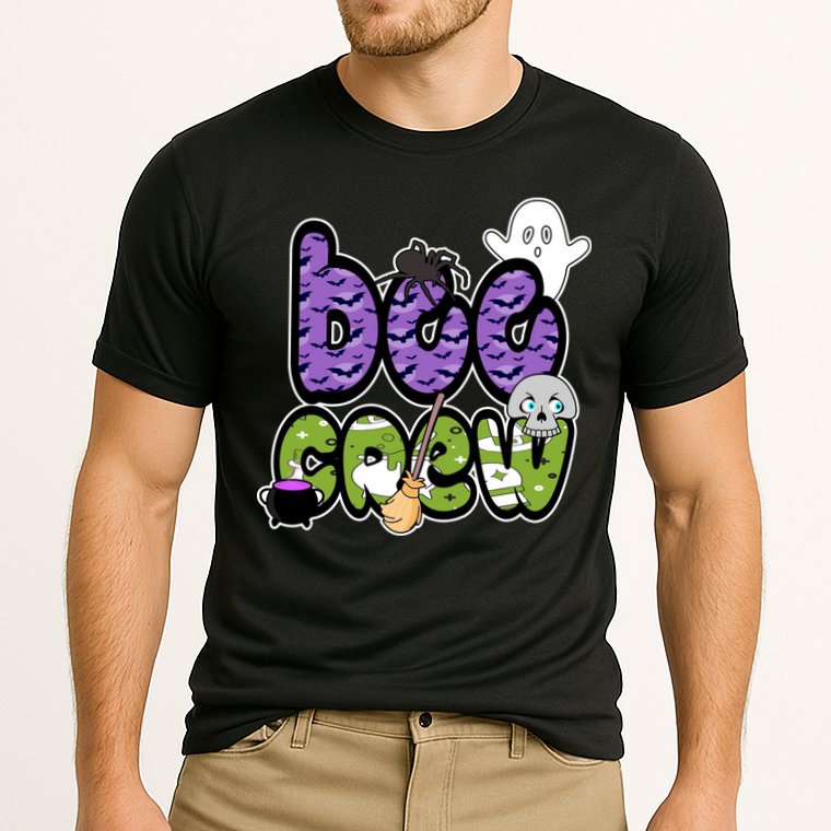 Boo Crew Halloween Spooky Fun Cooling Performance Crew T-Shirt