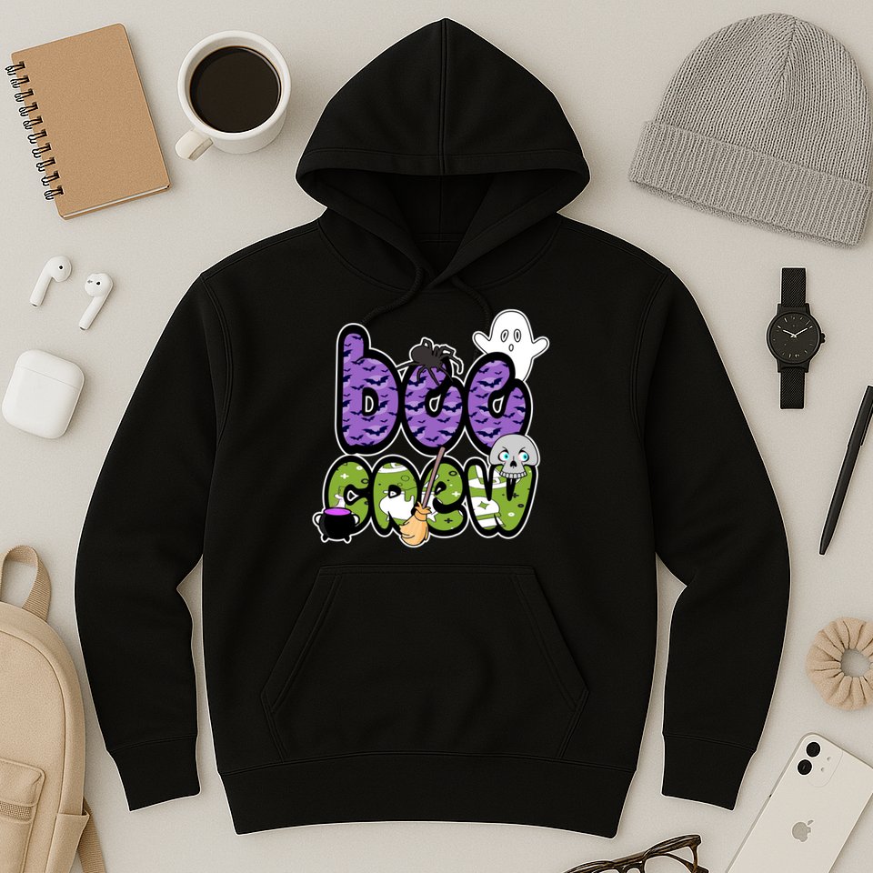 Boo Crew Halloween Spooky Fun Hoodie
