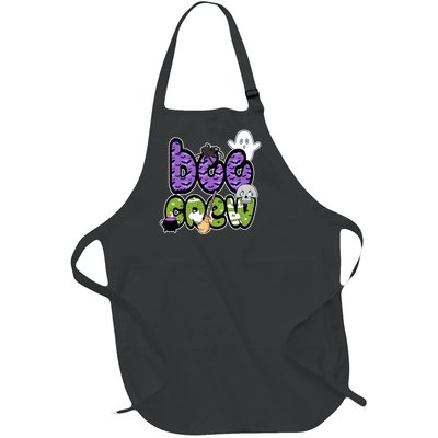 Boo Crew Halloween Spooky Fun Full-Length Apron With Pockets