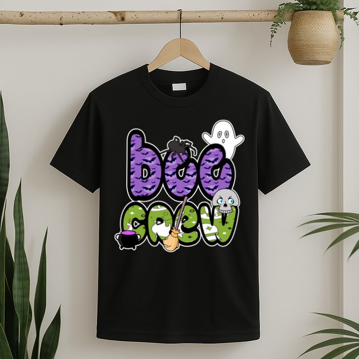 Boo Crew Halloween Spooky Fun T-Shirt