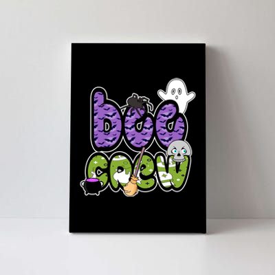 Boo Crew Halloween Spooky Fun Canvas