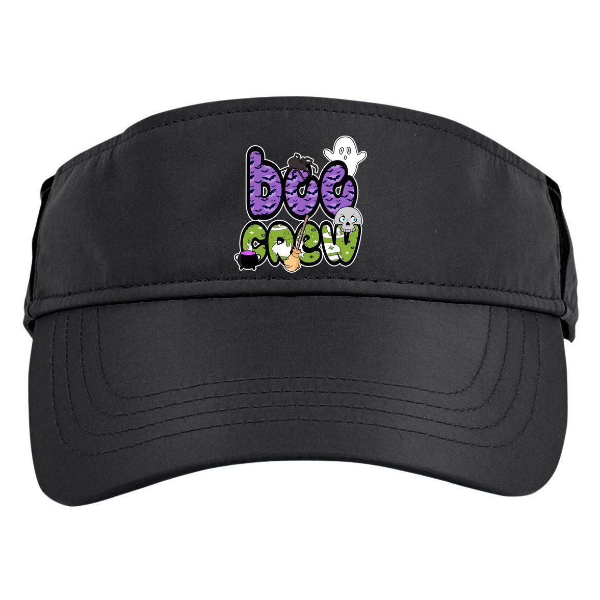 Boo Crew Halloween Spooky Fun Adult Drive Performance Visor