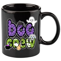 Boo Crew Halloween Spooky Fun 11oz C Handle Ceramic Mug