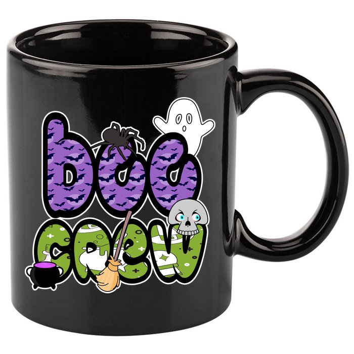 Boo Crew Halloween Spooky Fun 11oz C Handle Ceramic Mug