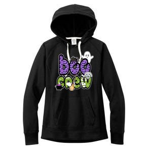 Boo Crew Halloween Spooky Fun Women's Fleece Hoodie