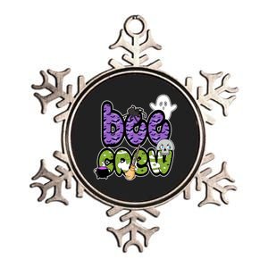 Boo Crew Halloween Spooky Fun Metallic Star Ornament