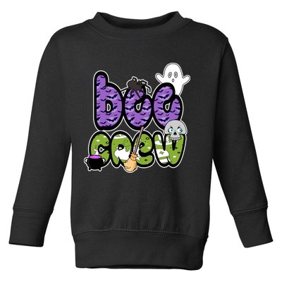 Boo Crew Halloween Spooky Fun Toddler Sweatshirt