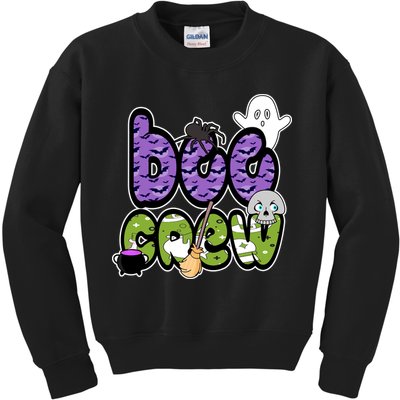 Boo Crew Halloween Spooky Fun Kids Sweatshirt
