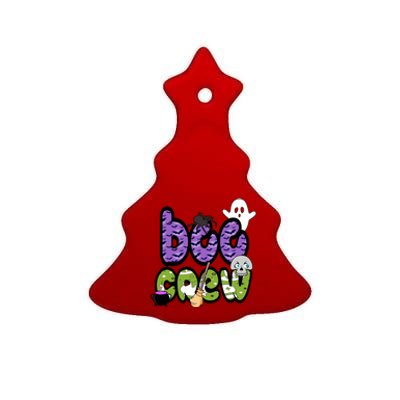 Boo Crew Halloween Spooky Fun Ceramic Tree Ornament