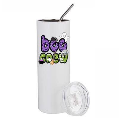 Boo Crew Halloween Spooky Fun Stainless Steel Tumbler