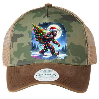 Bigfoot Christmas Holiday Sasquatch Xmas Legacy Tie Dye Trucker Hat