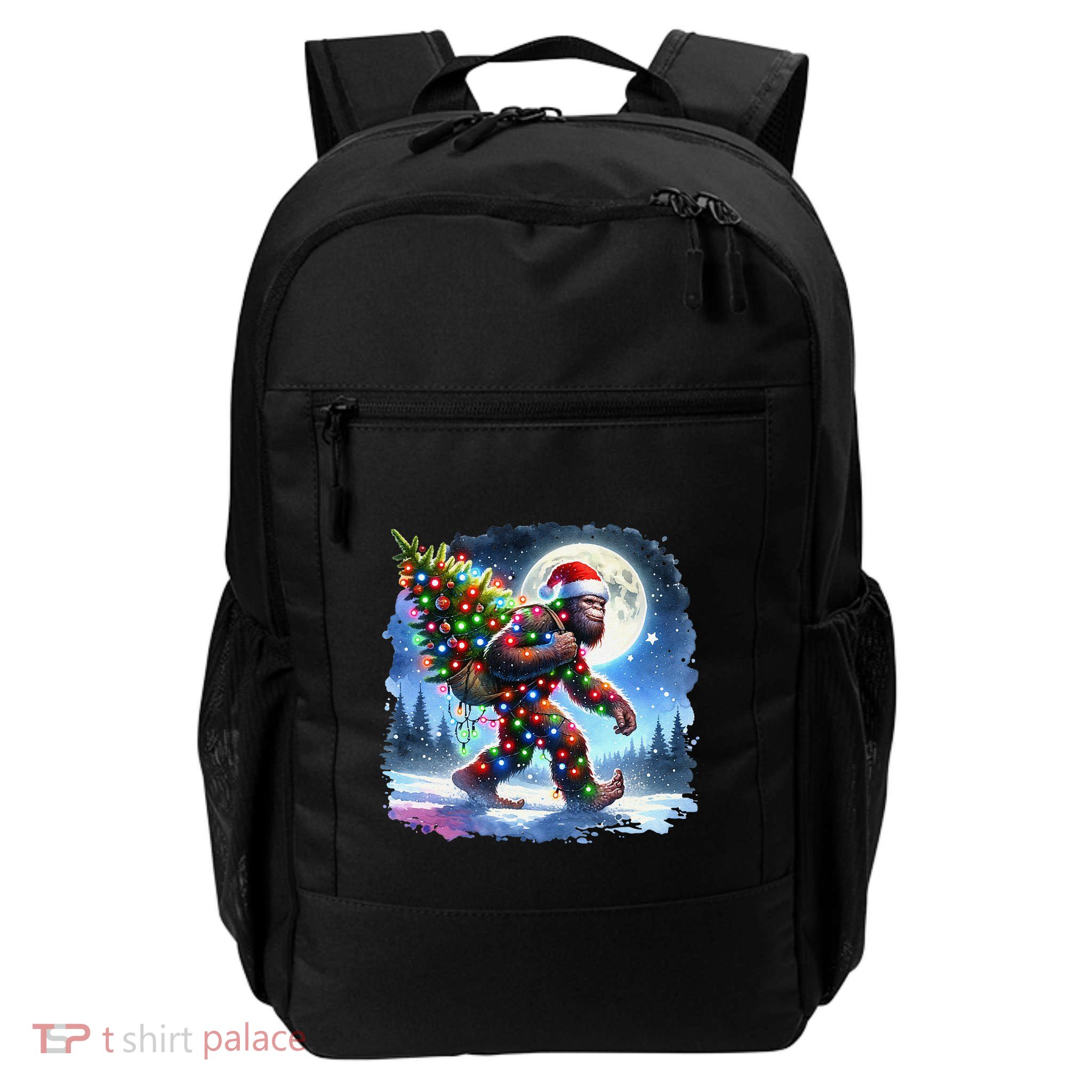 Bigfoot Christmas Holiday Sasquatch Xmas Backpack